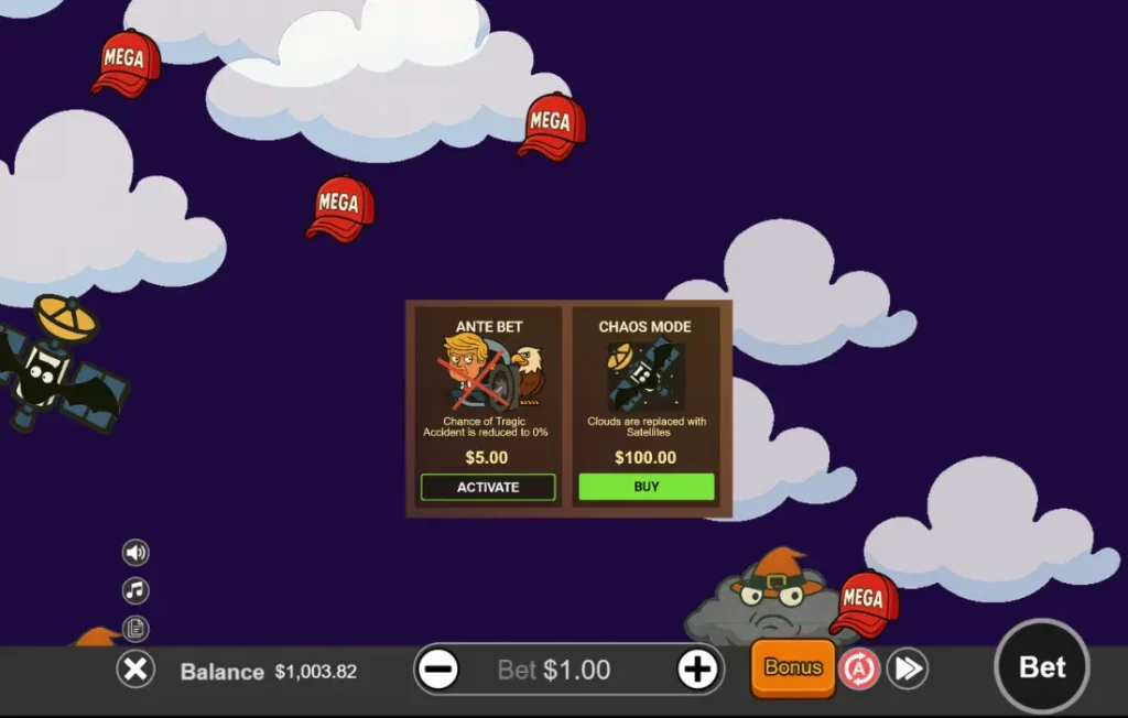 Bonus Ante Bet and Chaos mODE